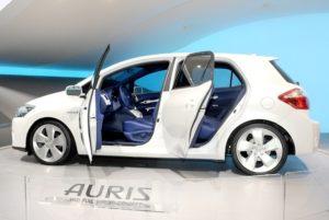 La Toyota Auris, voiture hybride concernée par le rappel