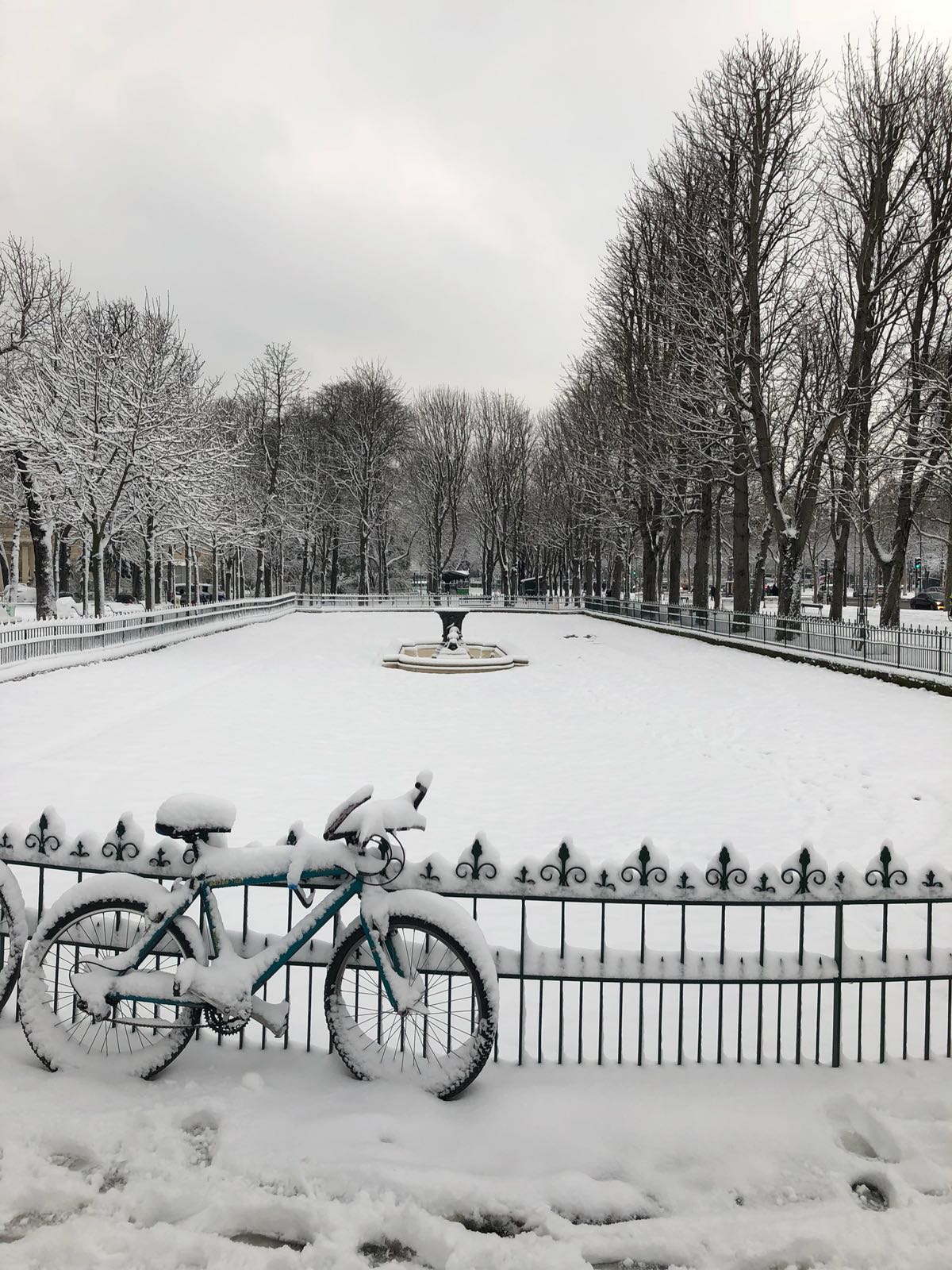 Paris sous la neige 