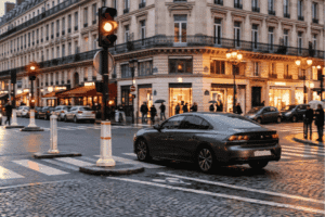 Griller un feu orange contravention